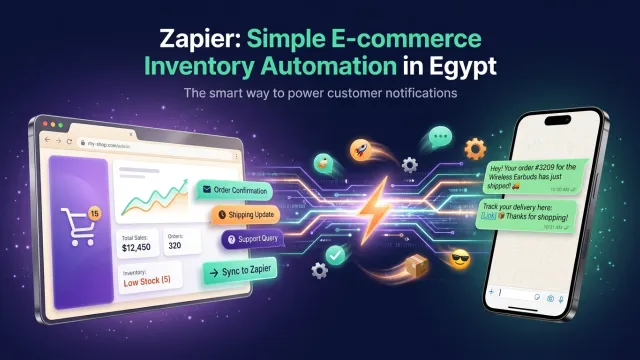 Zapier: Simple E-commerce Inventory Automation in Egypt