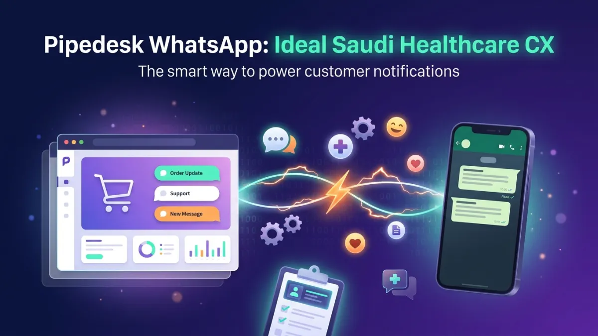 Pipedesk WhatsApp: Ideal Saudi Healthcare CX