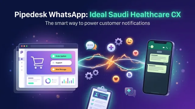 Pipedesk WhatsApp: Ideal Saudi Healthcare CX