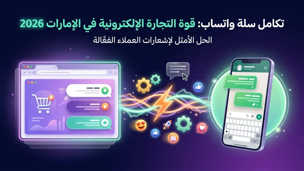 تكامل سلة واتساب: قوة التجارة الإلكترونية في الإمارات 2026