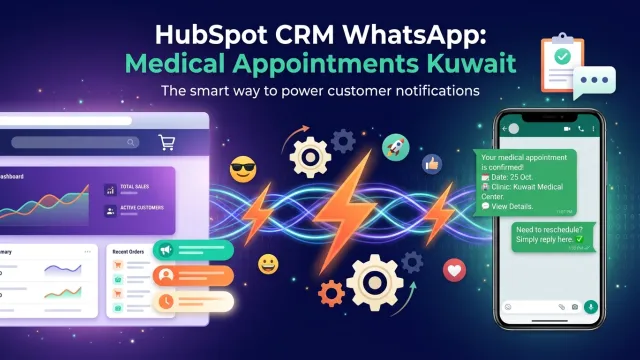 HubSpot CRM WhatsApp: Medical Appointments Kuwait