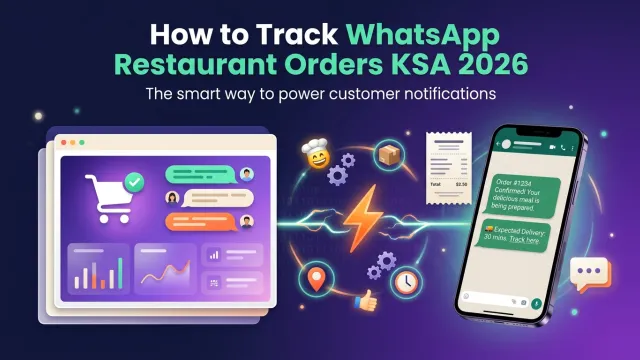 How to Track WhatsApp Restaurant Orders KSA 2026