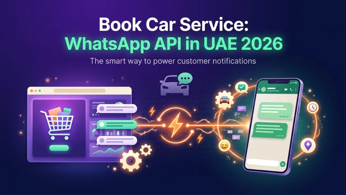 Book Car Service: WhatsApp API in UAE 2026