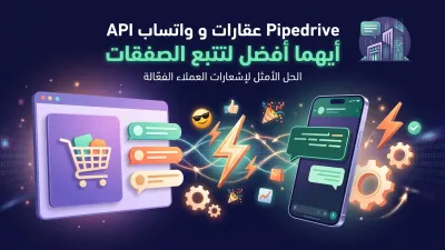 Pipedrive عقارات و واتساب API أيهما أفضل لتتبع الصفقات