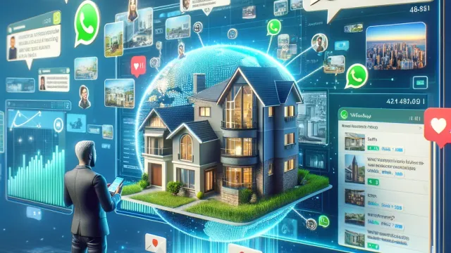 تحقيق الأرباح من العقارات باستخدام الارسال الجماعي عبر الواتساب