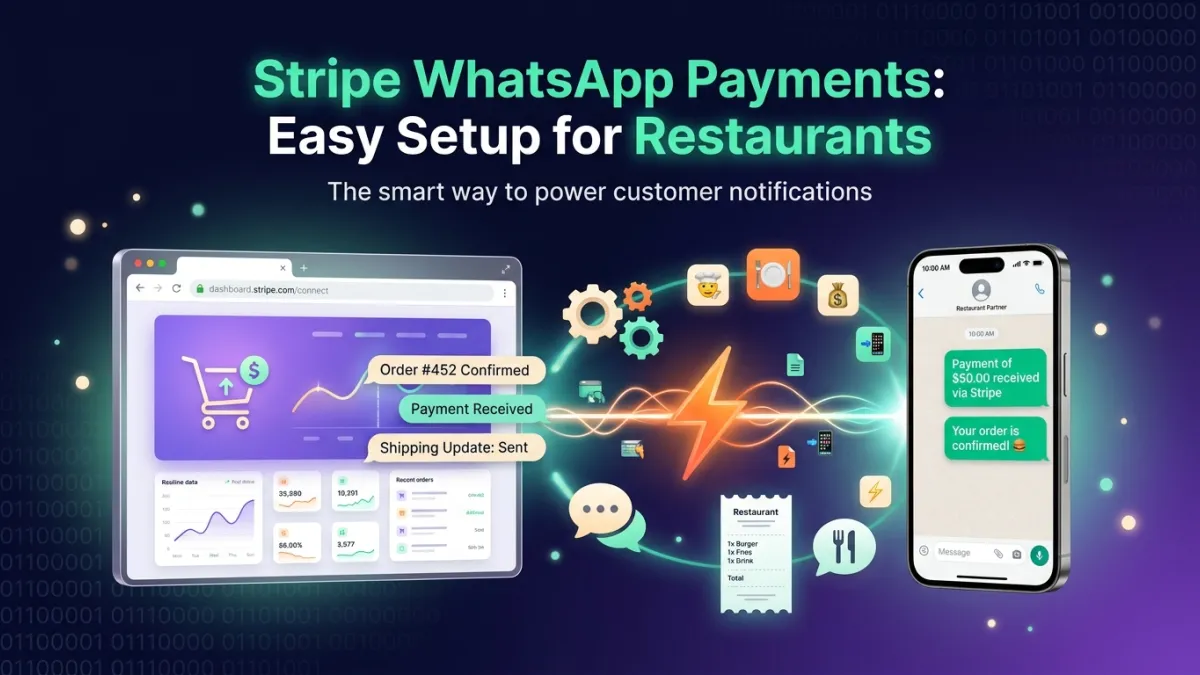 Stripe WhatsApp Payments: Easy Setup for Restaurants