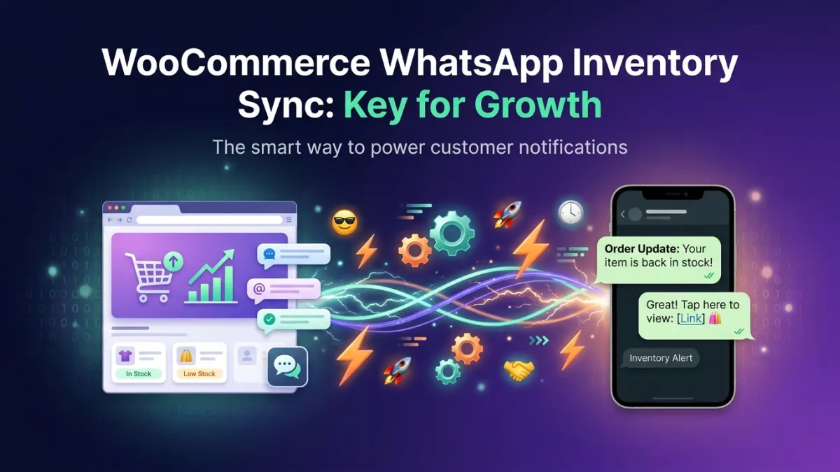 WooCommerce WhatsApp Inventory Sync: Key for Growth