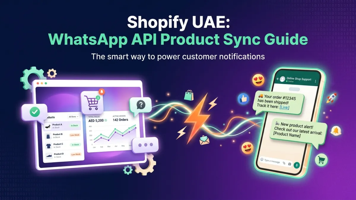Shopify UAE: WhatsApp API Product Sync Guide