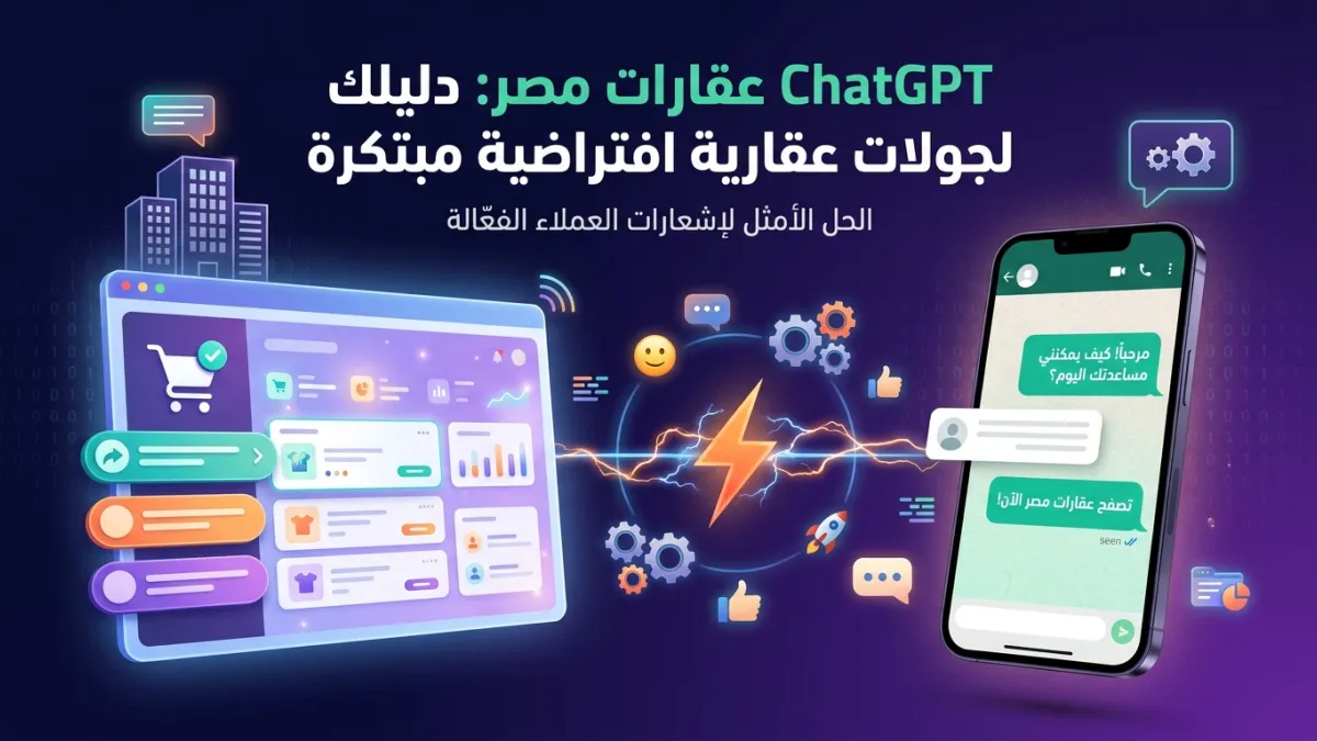 ChatGPT عقارات مصر: دليلك لجولات عقارية افتراضية مبتكرة