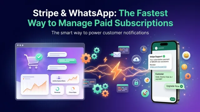 Stripe & WhatsApp: The Fastest Way to Manage Paid Subscriptions