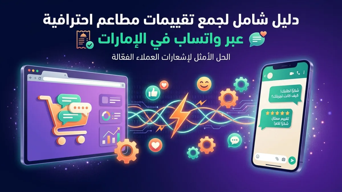 دليل شامل لجمع تقييمات مطاعم احترافية عبر واتساب في الإمارات