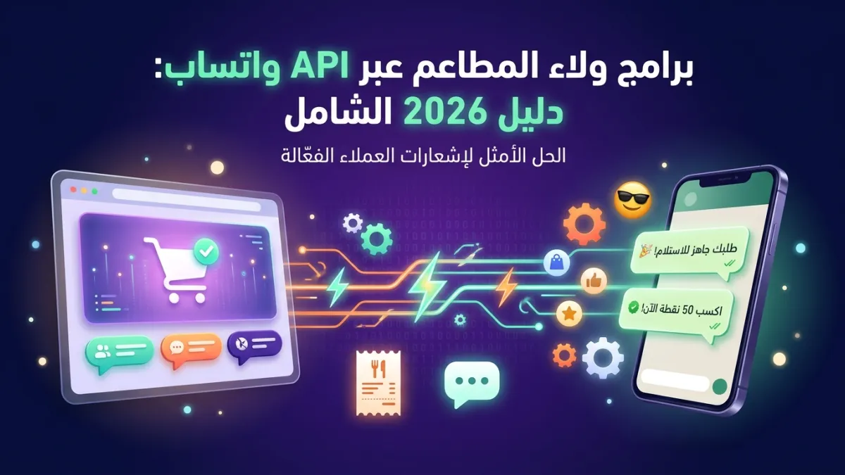 برامج ولاء المطاعم عبر API واتساب: دليل 2026 الشامل
