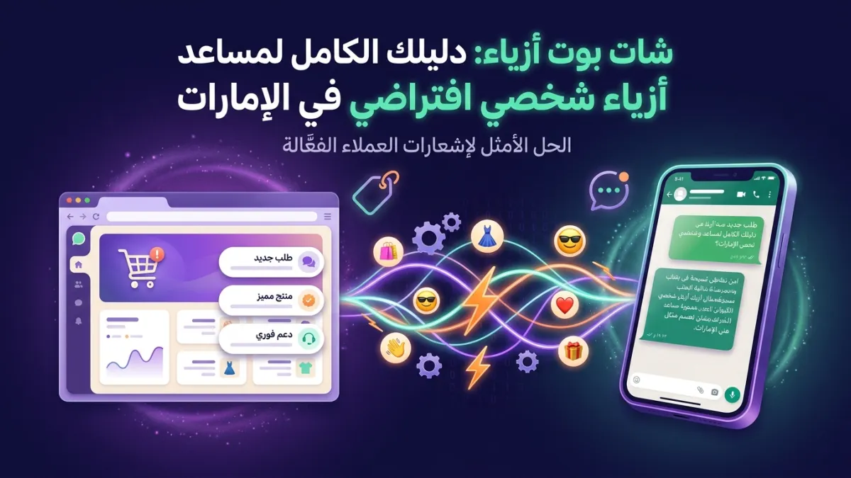 شات بوت أزياء: دليلك الكامل لمساعد أزياء شخصي افتراضي في الإمارات