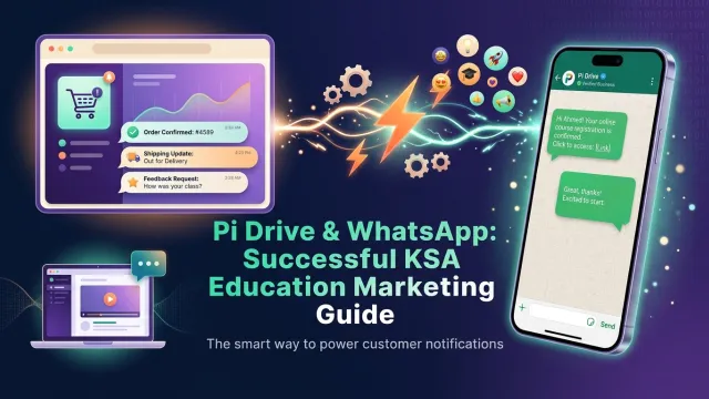 Pi Drive & WhatsApp: Successful KSA Education Marketing Guide
