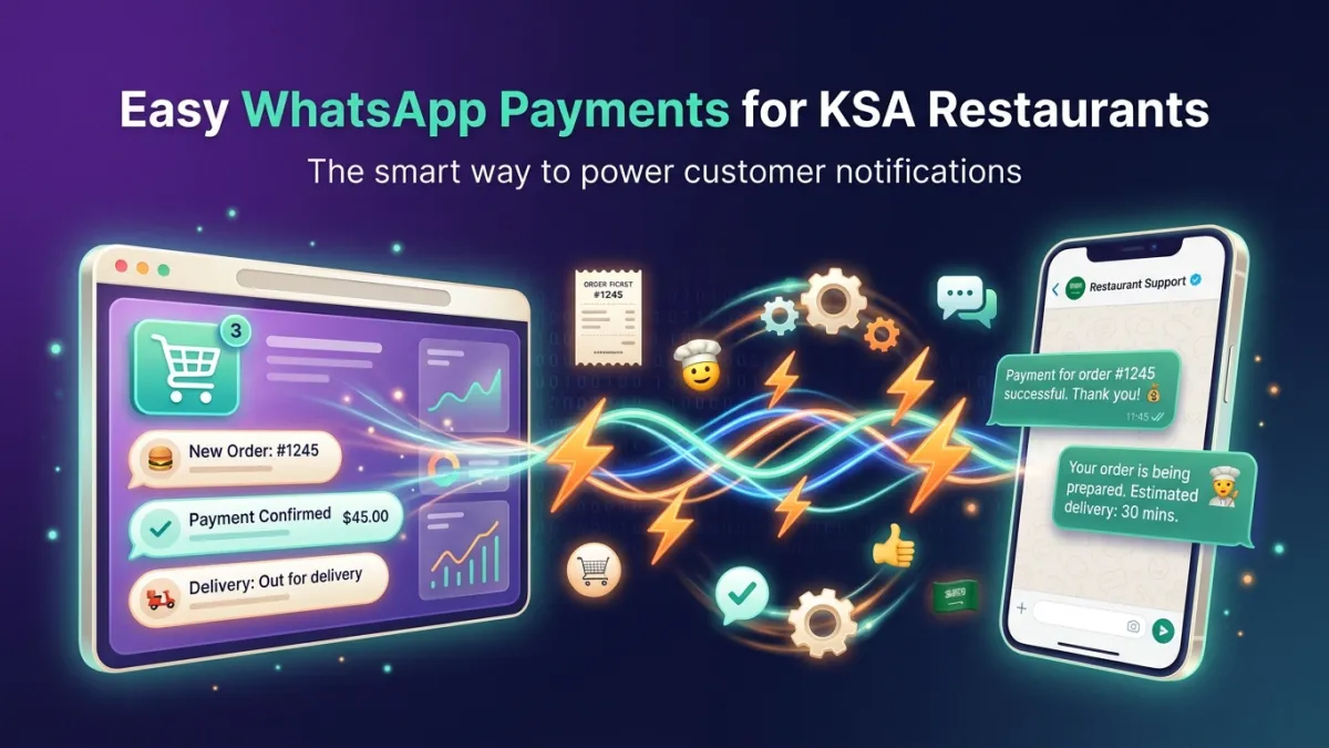Easy WhatsApp Payments for KSA Restaurants