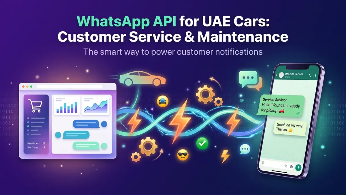WhatsApp API for UAE Cars: Customer Service & Maintenance
