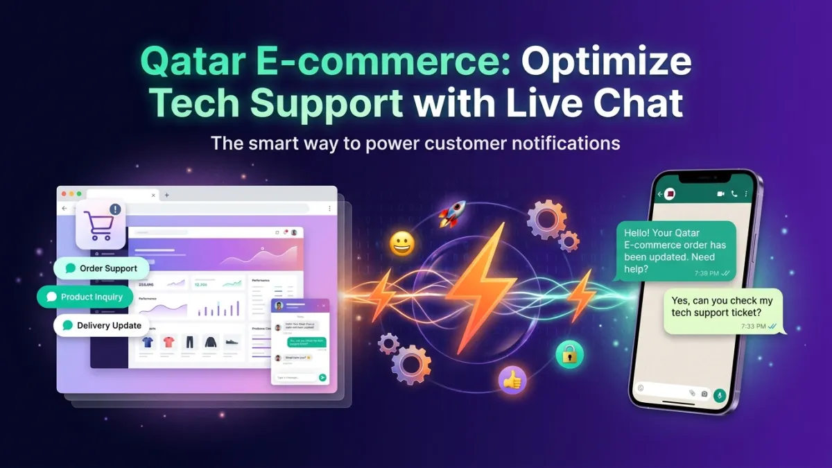 Qatar E-commerce: Optimize Tech Support with Live Chat