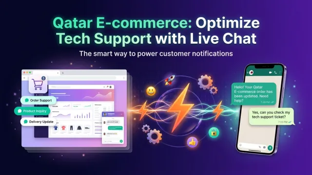 Qatar E-commerce: Optimize Tech Support with Live Chat