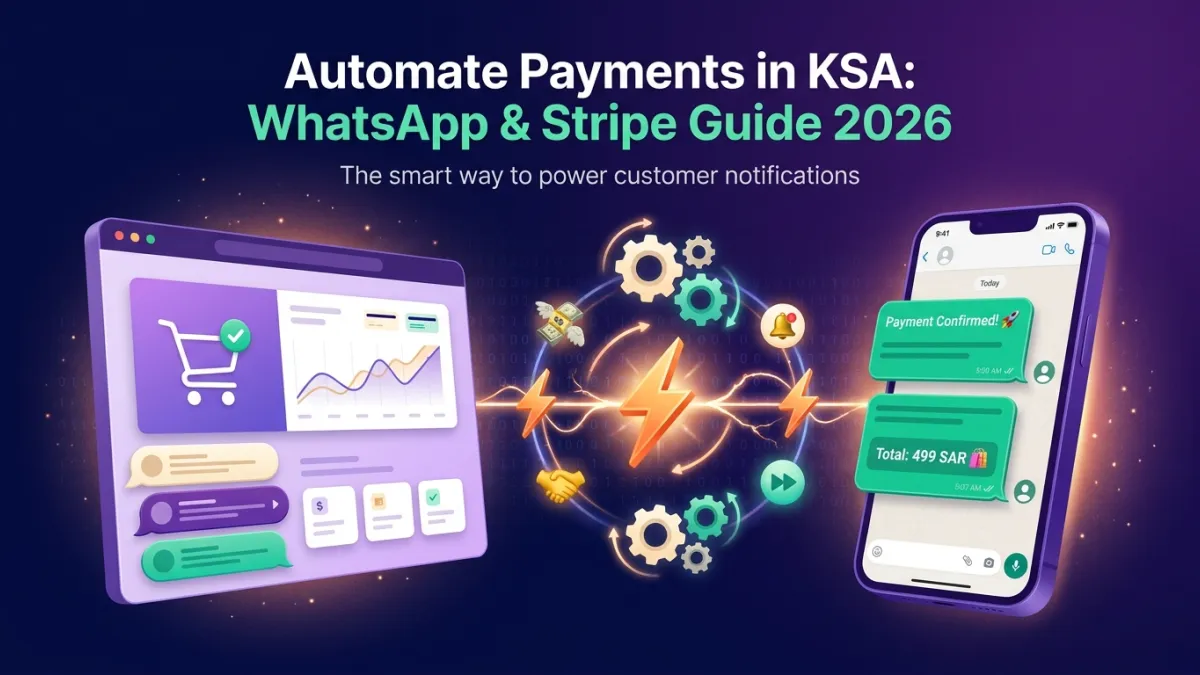 Automate Payments in KSA: WhatsApp & Stripe Guide 2026