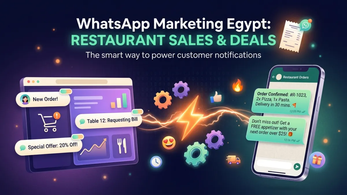 WhatsApp Marketing Egypt: Restaurant Sales & Deals