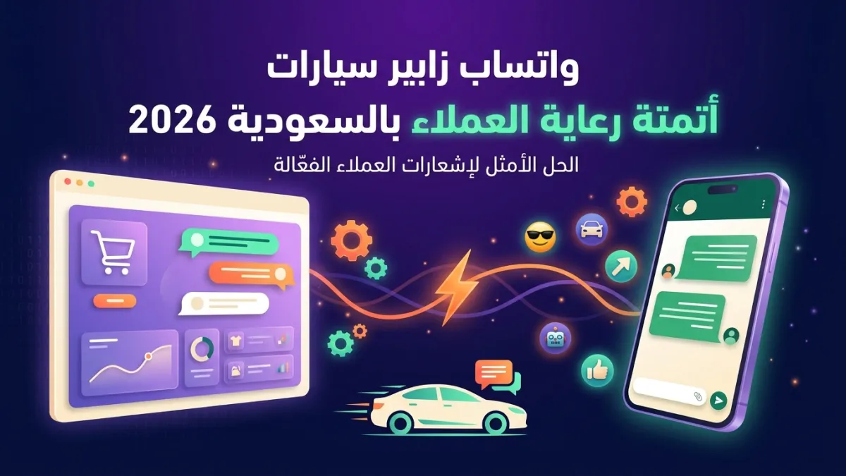 واتساب زابير سيارات أتمتة رعاية العملاء بالسعودية 2026