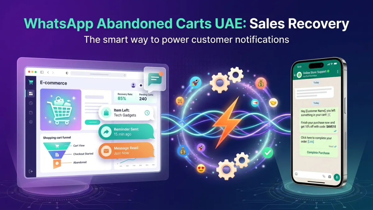 WhatsApp Abandoned Carts UAE: Sales Recovery