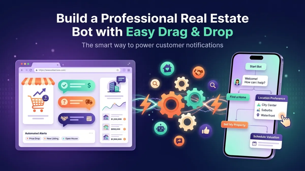 Build a Professional Real Estate Bot with Easy Drag & Drop