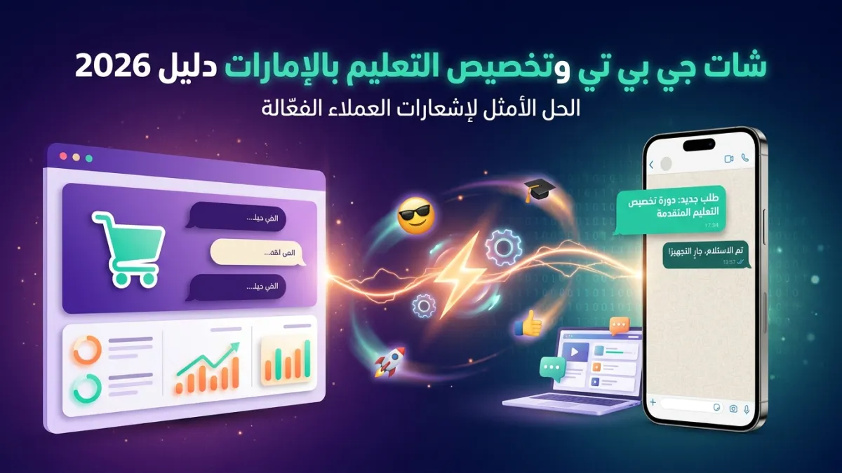 شات جي بي تي وتخصيص التعليم بالإمارات دليل 2026