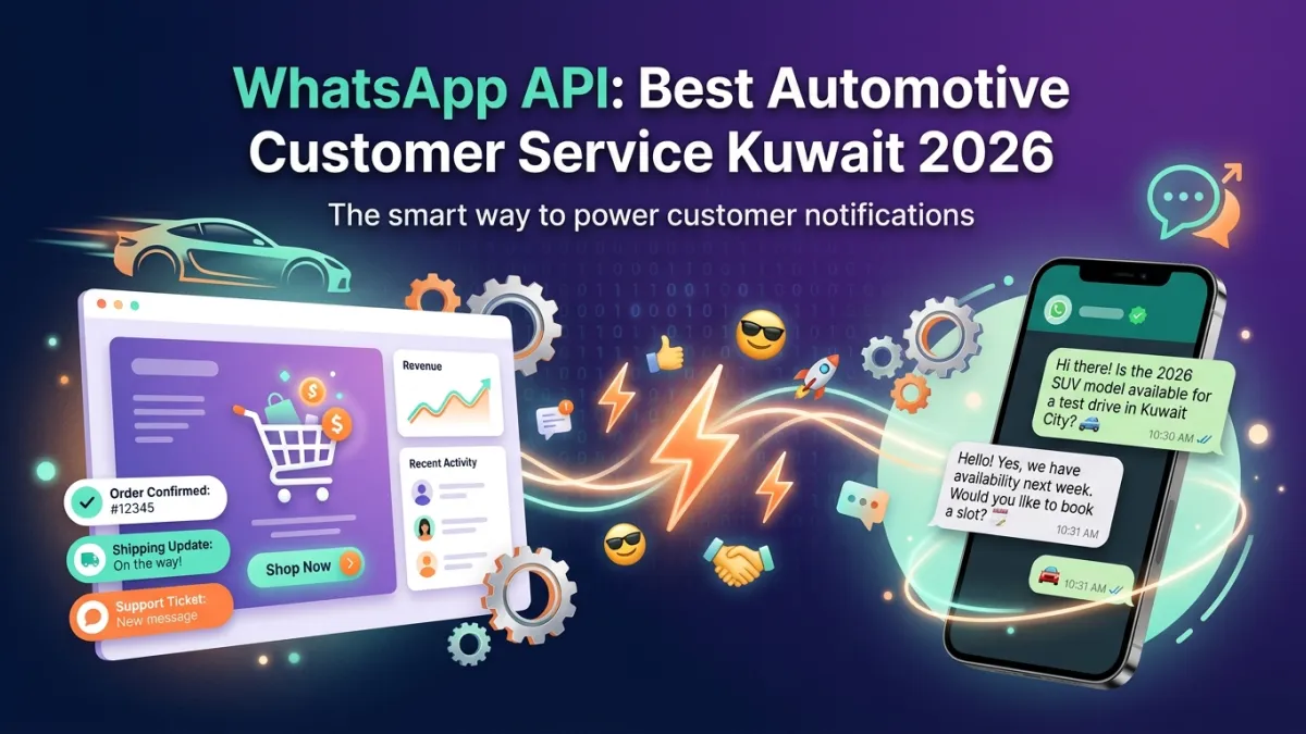 WhatsApp API: Best Automotive Customer Service Kuwait 2026