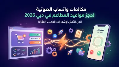 مكالمات واتساب الصوتية لحجز مواعيد المطاعم في دبي 2026