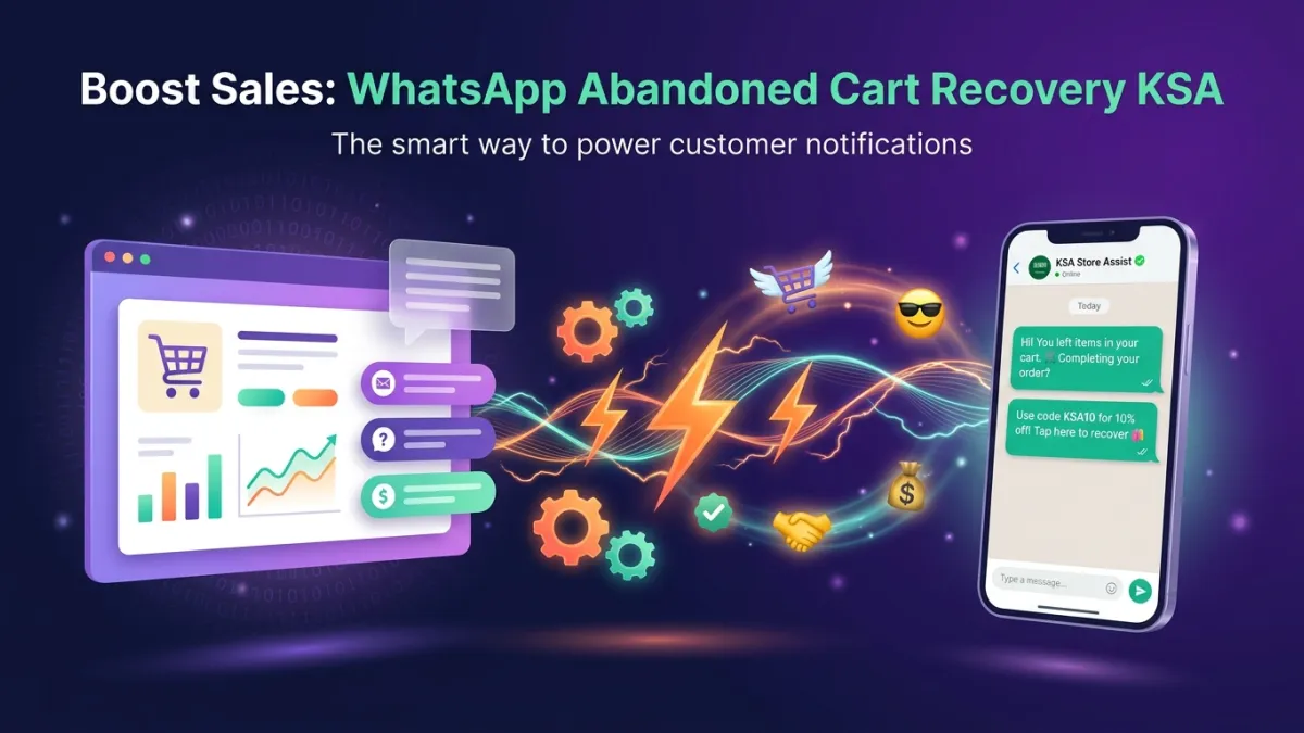 Boost Sales: WhatsApp Abandoned Cart Recovery KSA