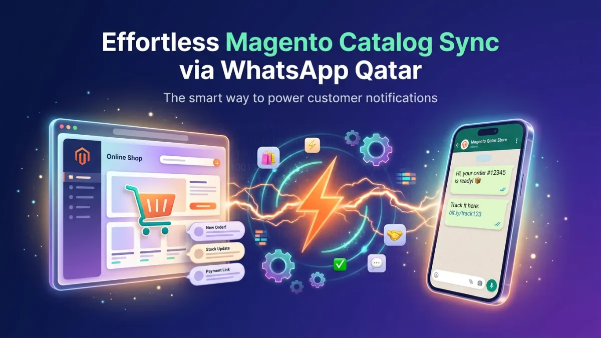 Effortless Magento Catalog Sync via WhatsApp Qatar