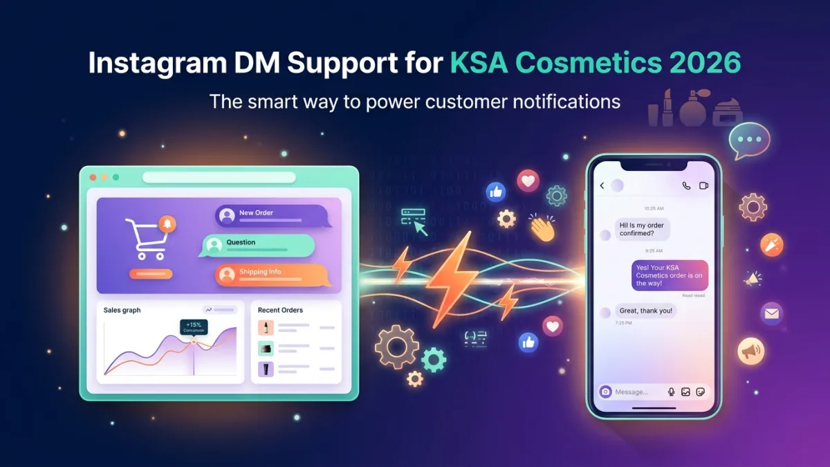 Instagram DM Support for KSA Cosmetics 2026