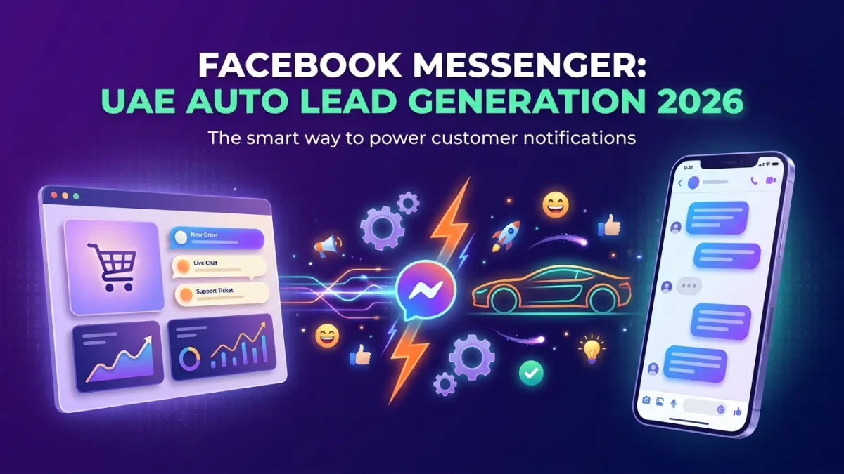 Facebook Messenger: UAE Auto Lead Generation 2026
