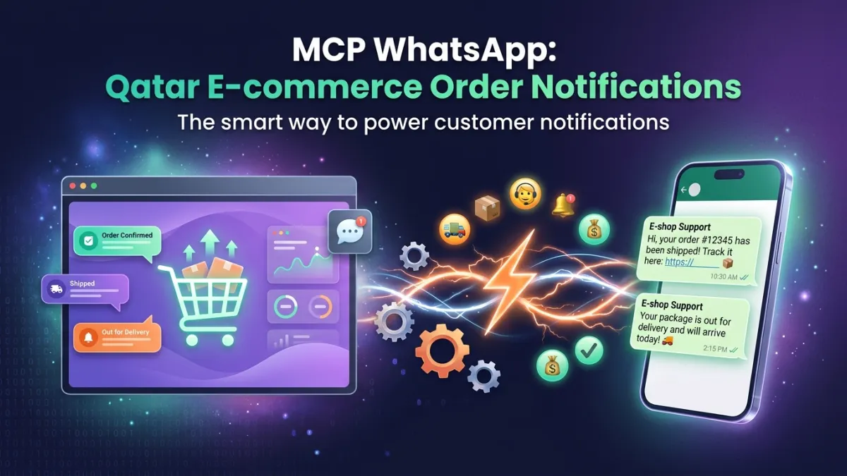MCP WhatsApp: Qatar E-commerce Order Notifications