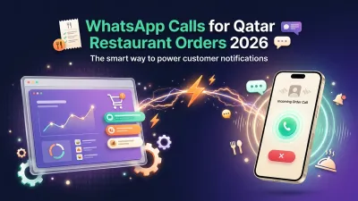 WhatsApp Calls for Qatar Restaurant Orders 2026