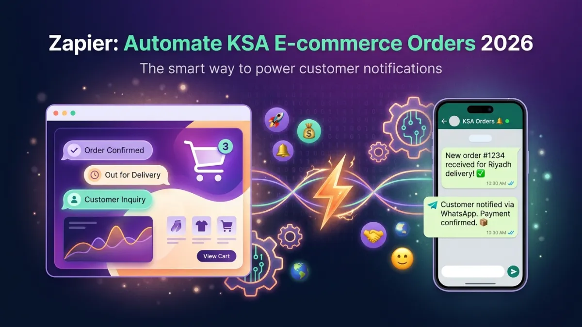 Zapier: Automate KSA E-commerce Orders 2026