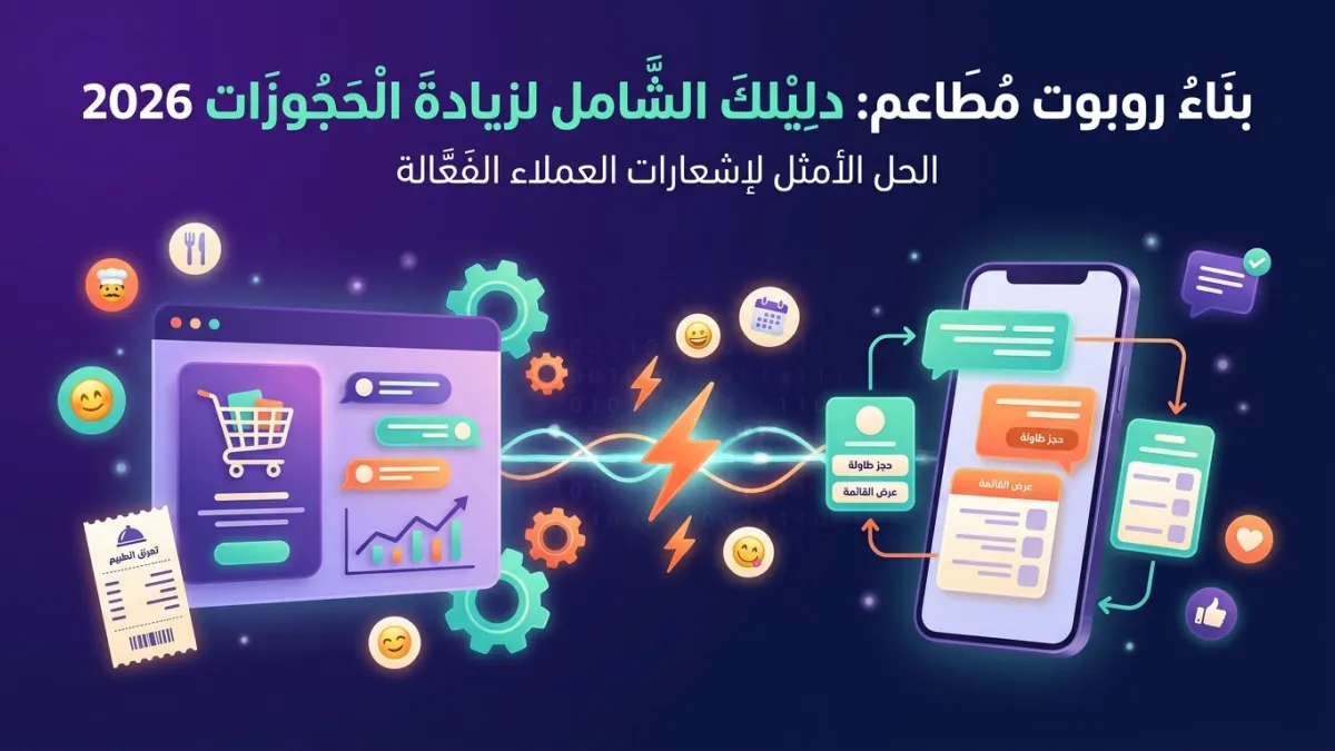 بناء روبوت مطاعم: دليلك الشامل لزيادة الحجوزات 2026