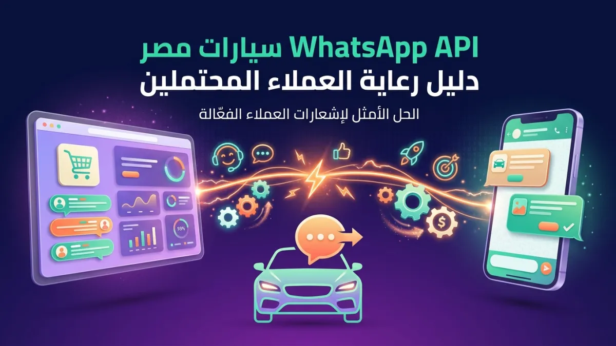 WhatsApp API سيارات مصر دليل رعاية العملاء المحتملين