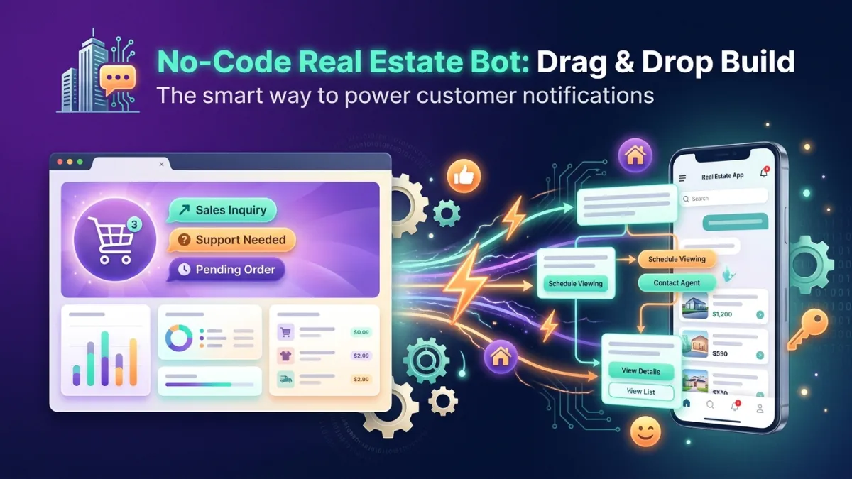 No-Code Real Estate Bot: Drag & Drop Build
