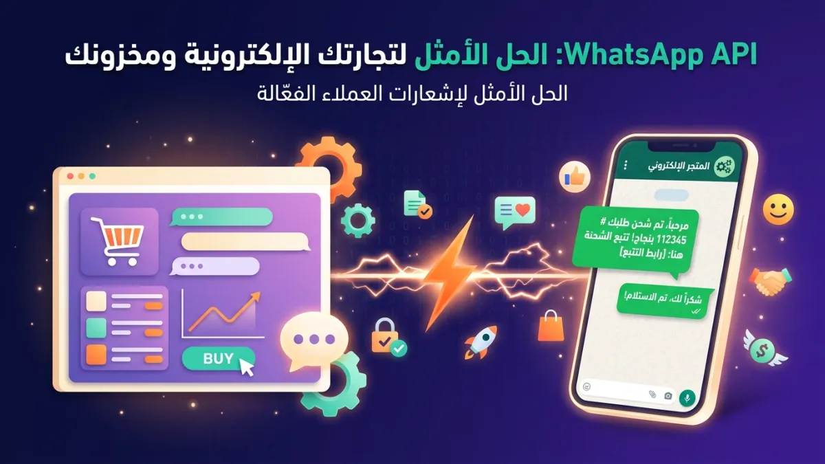 WhatsApp API: الحل الأمثل لتجارتك الإلكترونية ومخزونك