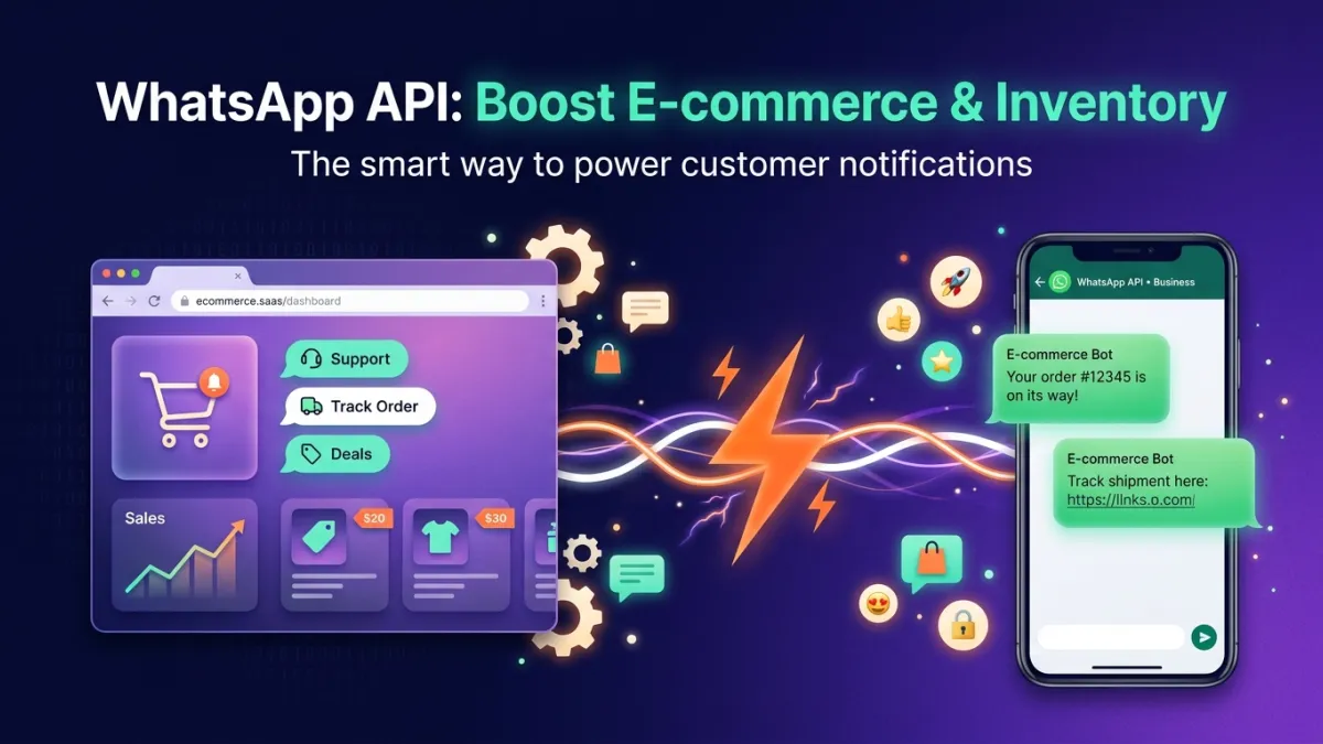 WhatsApp API: Boost E-commerce & Inventory
