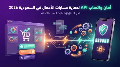 أمان واتساب API لحماية حسابات الأعمال في السعودية 2026
