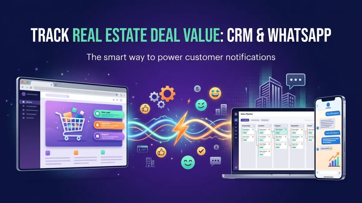Track Real Estate Deal Value: CRM & WhatsApp