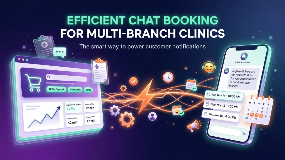 Efficient Chat Booking for Multi-Branch Clinics