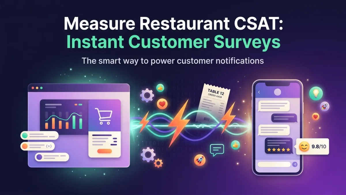 Measure Restaurant CSAT: Instant Customer Surveys