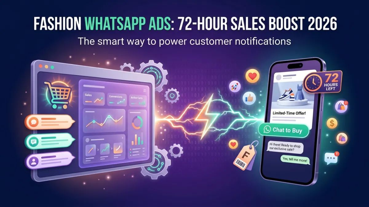 Fashion WhatsApp Ads: 72-Hour Sales Boost 2026