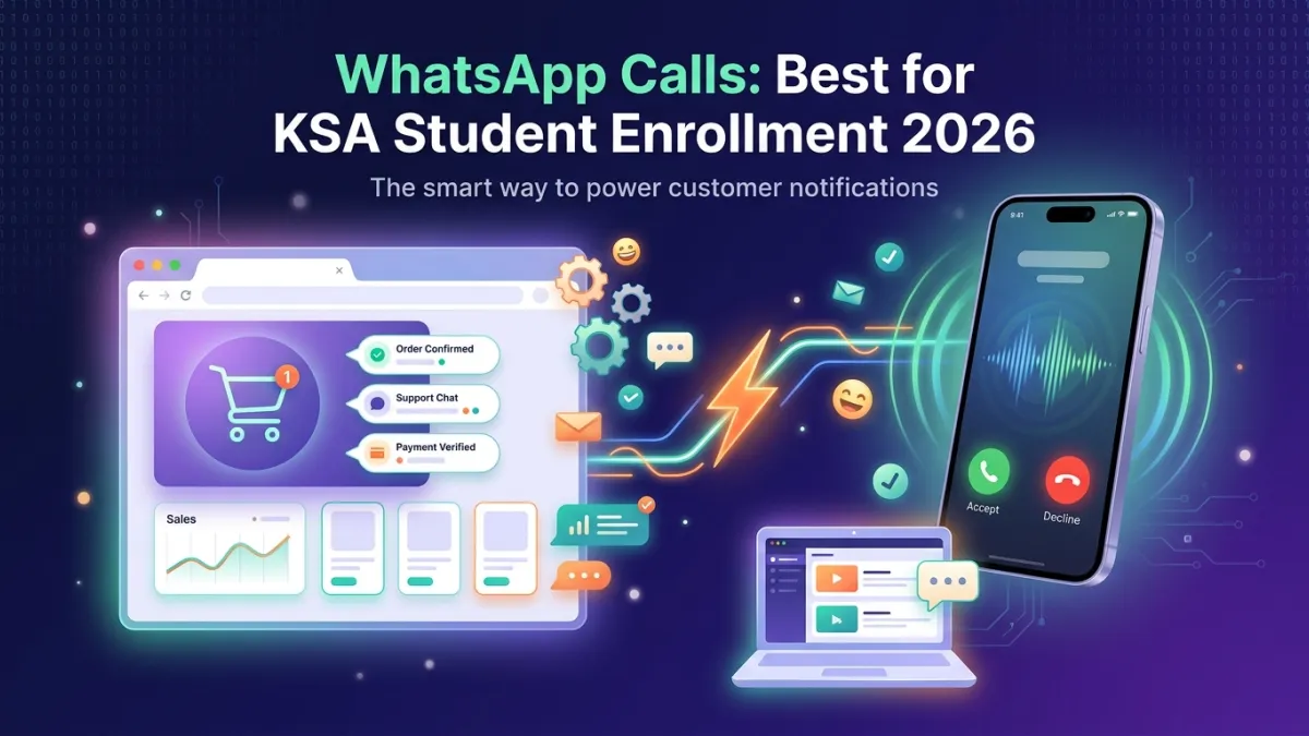 WhatsApp Calls: Best for KSA Student Enrollment 2026