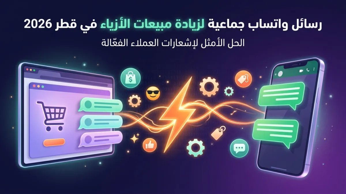 رسائل واتساب جماعية لزيادة مبيعات الأزياء في قطر 2026