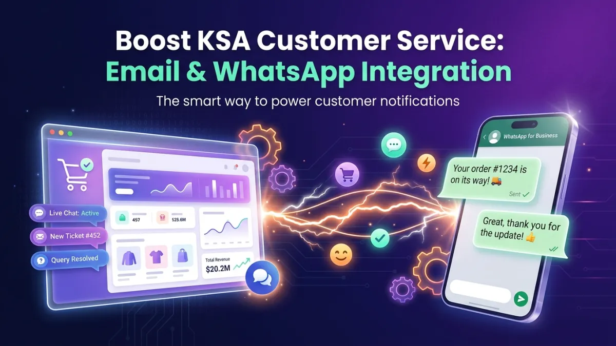Boost KSA Customer Service: Email & WhatsApp Integration